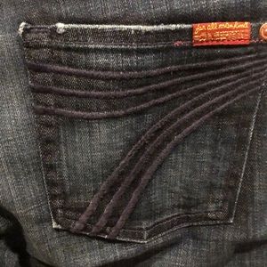 7 For All Mankind cropped Dojo jeans - size 29